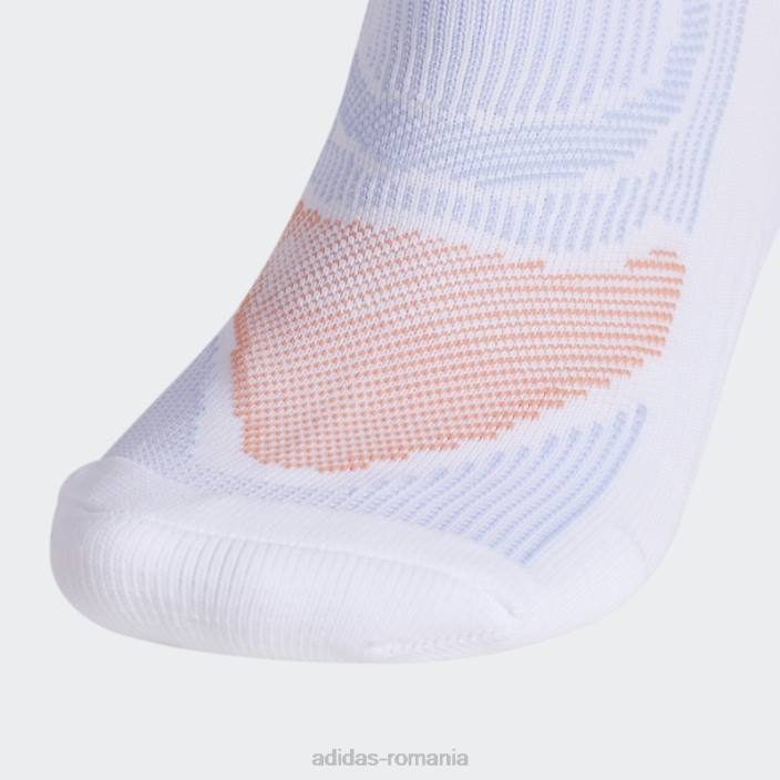 Adidas ciorapi albi superlite performante fara prezentare 2 perechi adidas bărbați alb/albastru zori/coral 2JBN21801