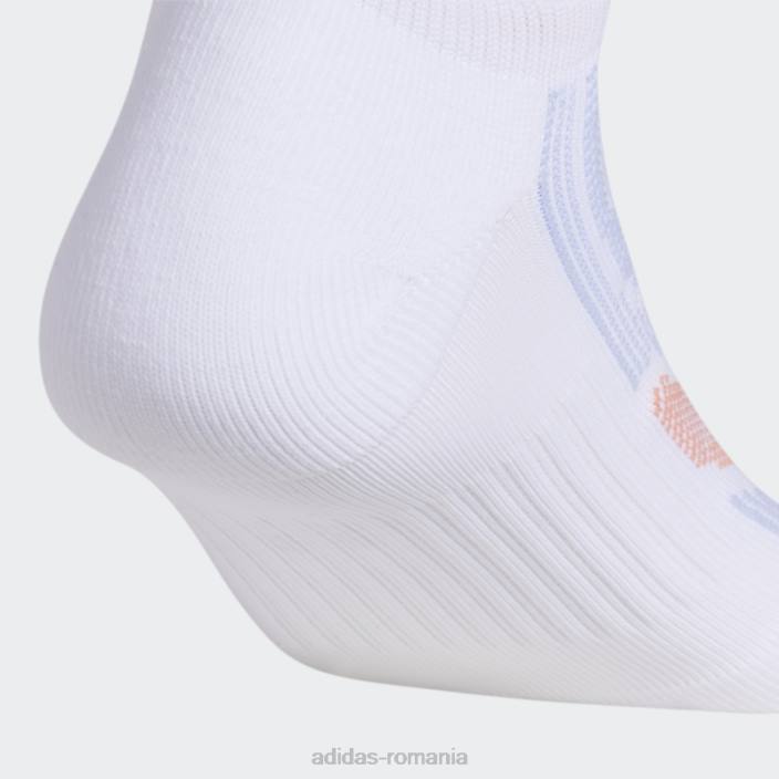 Adidas ciorapi albi superlite performante fara prezentare 2 perechi adidas bărbați alb/albastru zori/coral 2JBN21801