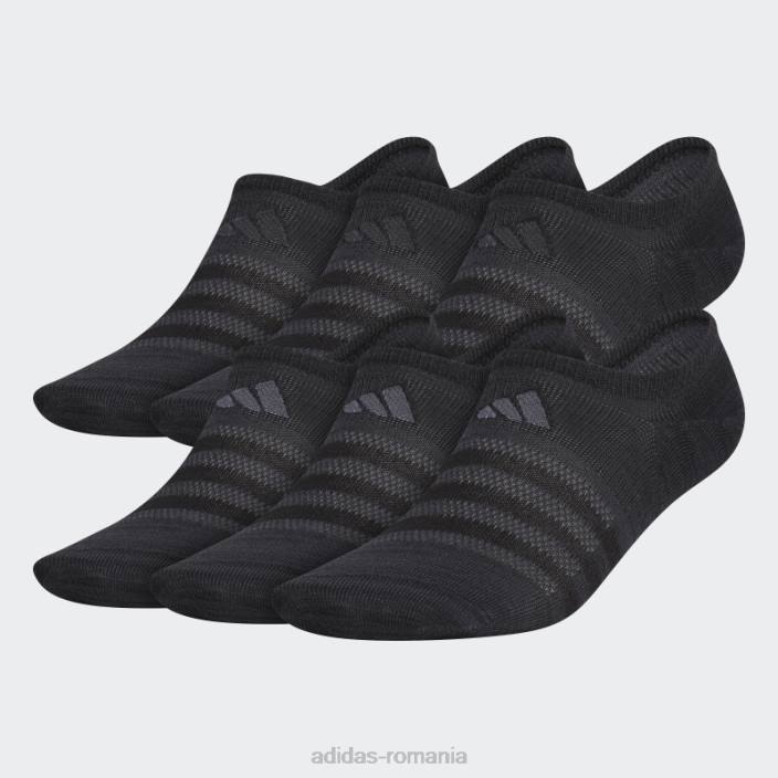Adidas ciorapi superlite super-no-show 6 perechi negri bărbați negru 2JBN21811