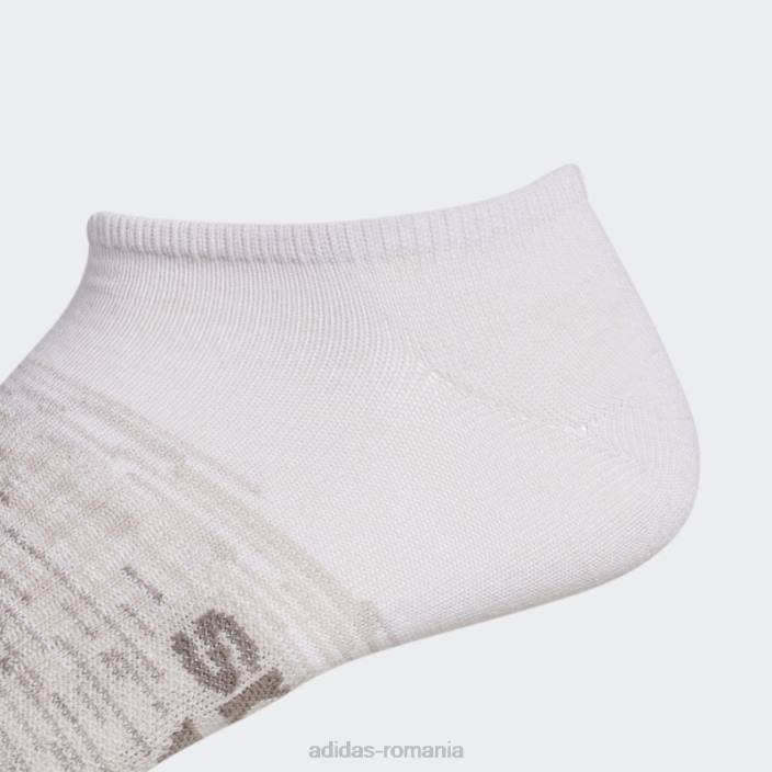 Adidas ecuson superlite de șosete neprezentate sport 6 perechi aluminiu bărbați aluminiu/maro 2JBN21871