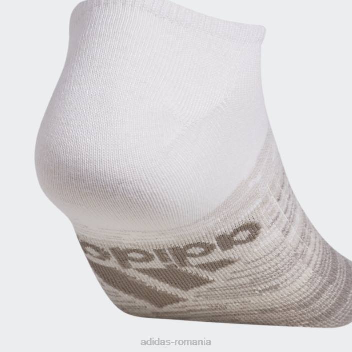Adidas ecuson superlite de șosete neprezentate sport 6 perechi aluminiu bărbați aluminiu/maro 2JBN21871