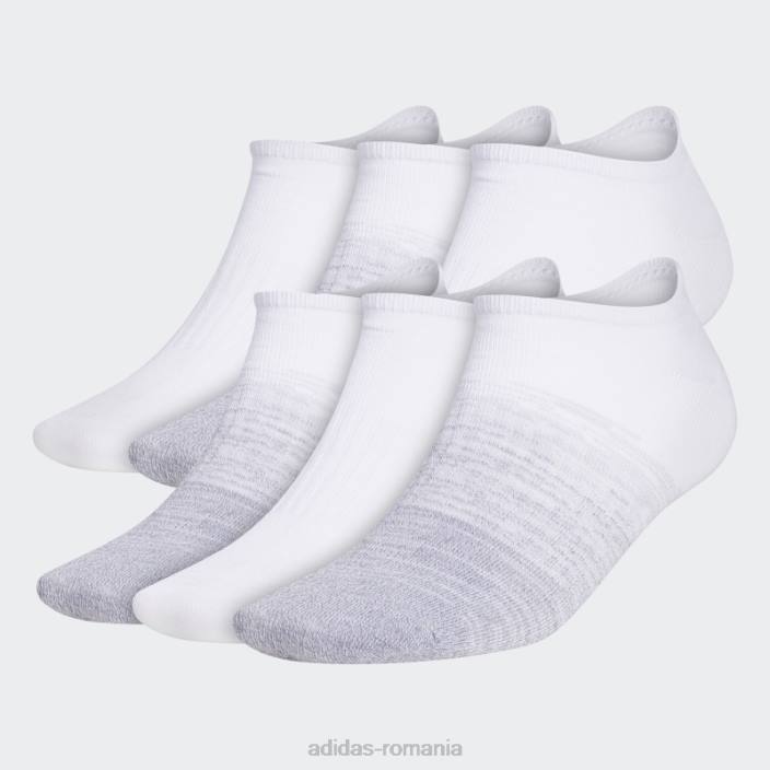 Adidas insigna superlite de șosete neprezentate sport 6 perechi alb bărbați alb 2JBN21848