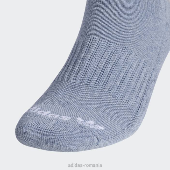 Adidas șosete botanical dye crew albastru bărbați albastru alb 2JBN21764
