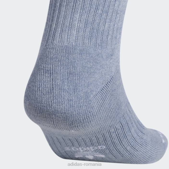 Adidas șosete botanical dye crew albastru bărbați albastru alb 2JBN21764
