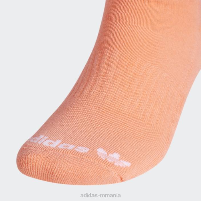 Adidas șosete de echipaj coral trefoil 3 perechi adidas bărbați coral/albastru/verde 2JBN21771