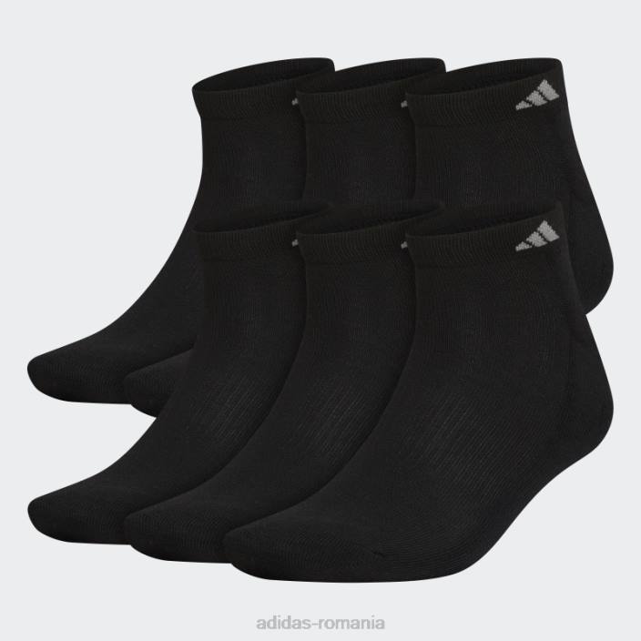 Adidas șosete decoltate cu perne atletice 6 perechi xl negru adidas bărbați negru 2JBN21840
