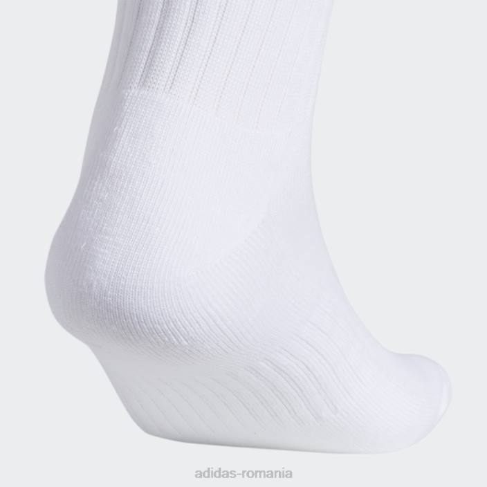 Adidas șosete forum rib crew 3 perechi albi bărbați alb 2JBN21884