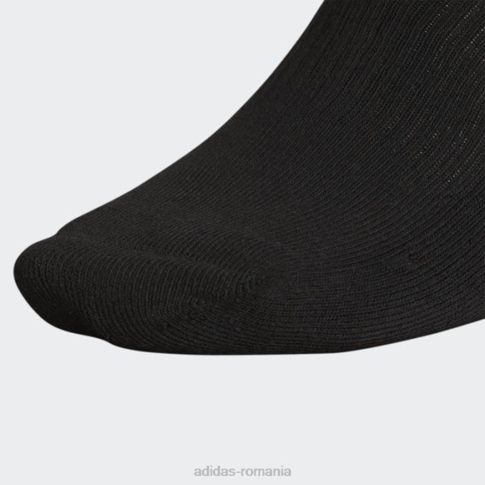 Adidas șosete negri cu perne atletice neprezentate 6 perechi adidas bărbați negru 2JBN21789