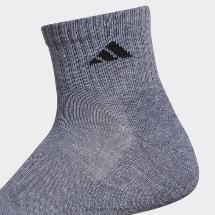 Adidas șosete sferturi cu perne atletice gri mediu 6 perechi adidas bărbați gri mediu 2JBN21807