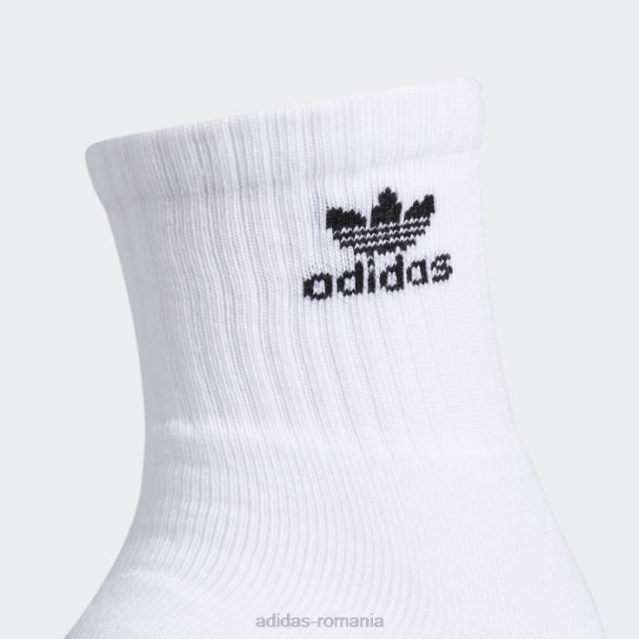Adidas șosete sferturi trefoil 3 perechi negru adidas bărbați negru 2JBN21768