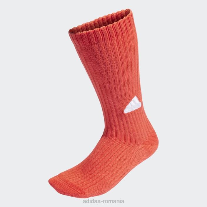 Adidas șosete slouchy fit roșii bărbați rosu alb 2JBN21830