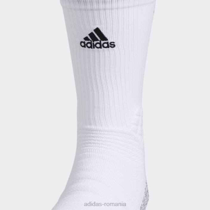 Adidas sosete hot creator 365 crew albe bărbați alb 2JBN21865