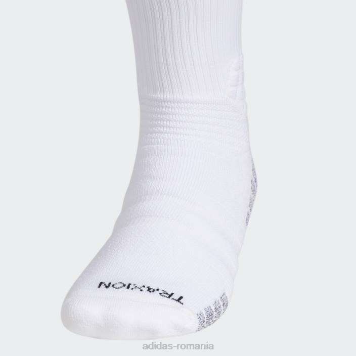 Adidas sosete hot creator 365 crew albe bărbați alb 2JBN21865