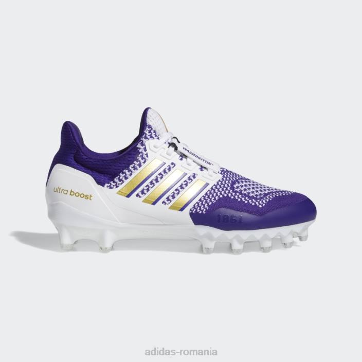 Adidas tachete albe ultraboost bărbați alb/auriu/violet 2JBN20123