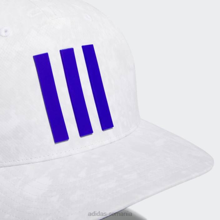 Adidas Palarie de turneu imprimata cu 3 dungi alb bărbați alb/gri 2JBN1850