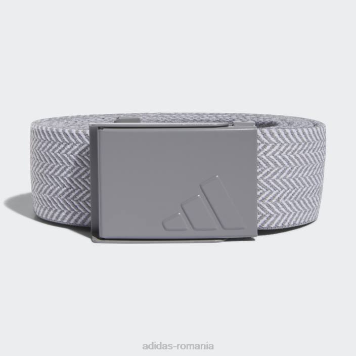 Adidas centură de golf elastică reversibilă gri bărbați gri 2JBN7664