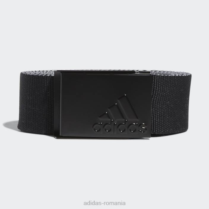 Adidas centura web reversibila de golf neagra bărbați negru 2JBN1774