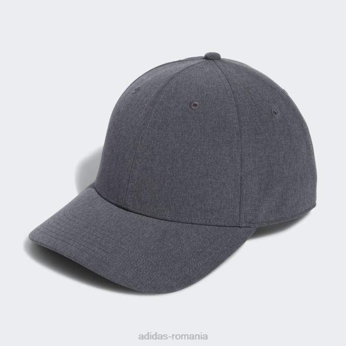 Adidas insignă neagră melange pălărie cu crestă sport bărbați melange negru 2JBN7894