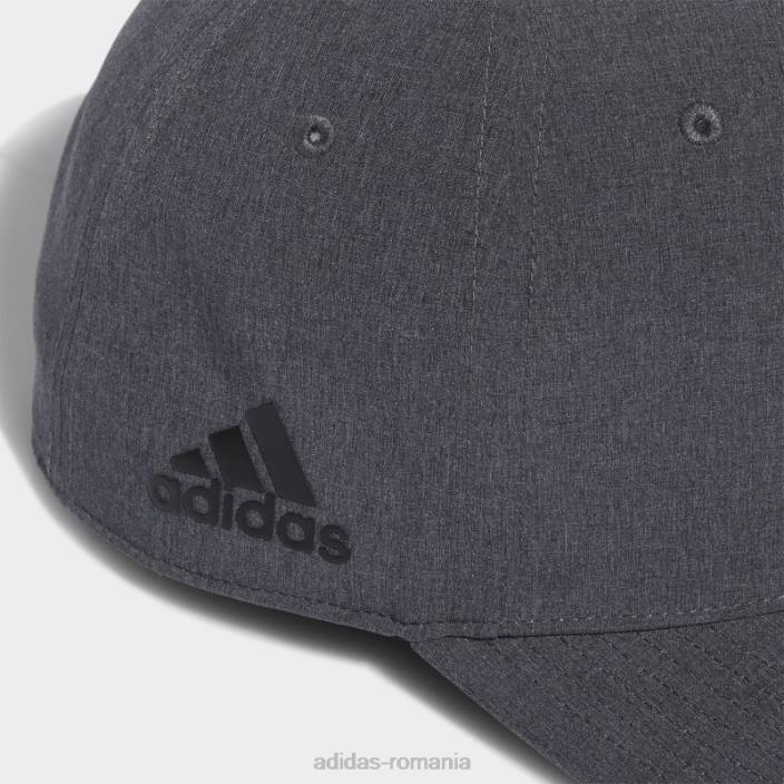 Adidas insignă neagră melange pălărie cu crestă sport bărbați melange negru 2JBN7894