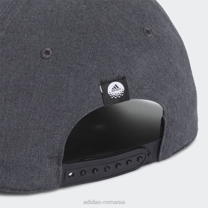 Adidas insignă neagră melange pălărie cu crestă sport bărbați melange negru 2JBN7894