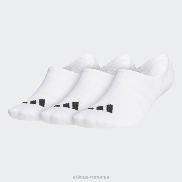 Adidas șosete albe fără prezentare 3 perechi bărbați alb 2JBN1781