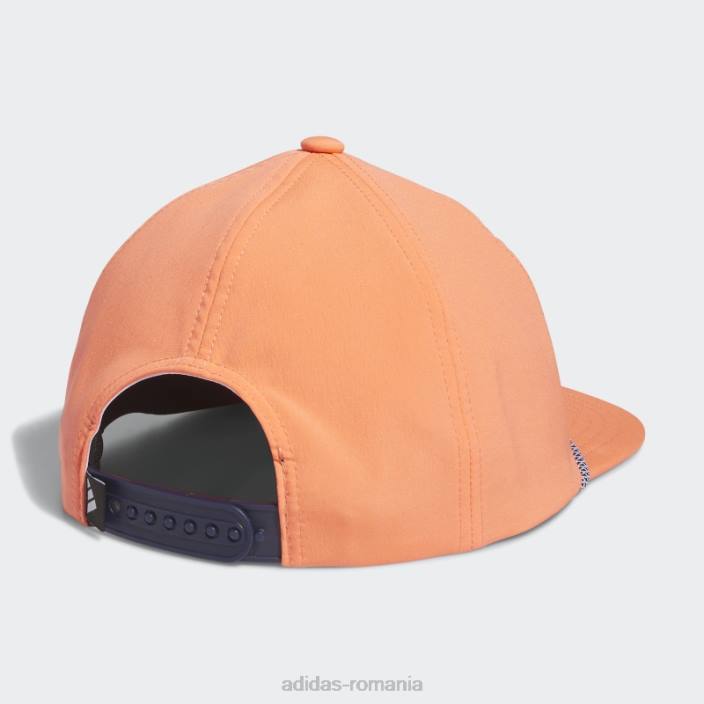 Adidas pălărie adidas cu cinci panouri retro coral bărbați coral 2JBN7881