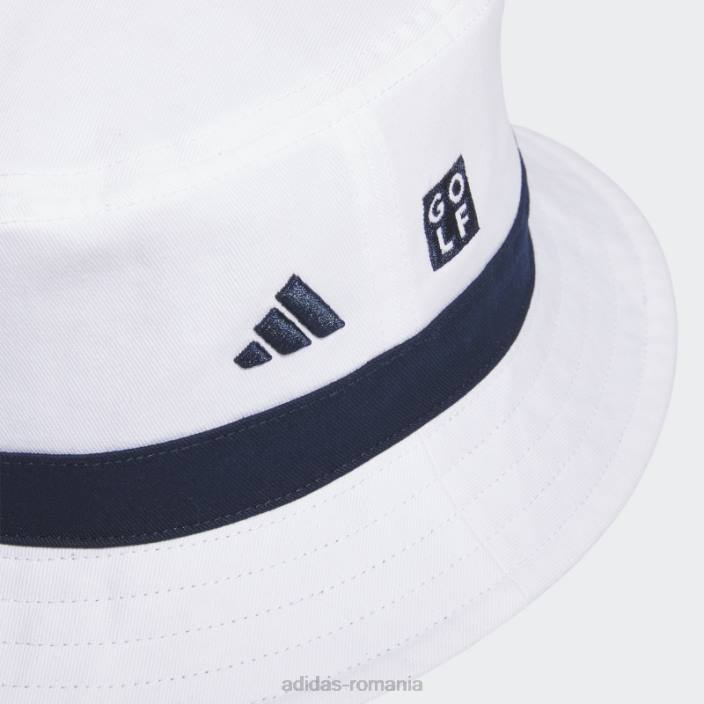 Adidas pălărie de golf reversabilă în carouri alb bărbați alb 2JBN7868