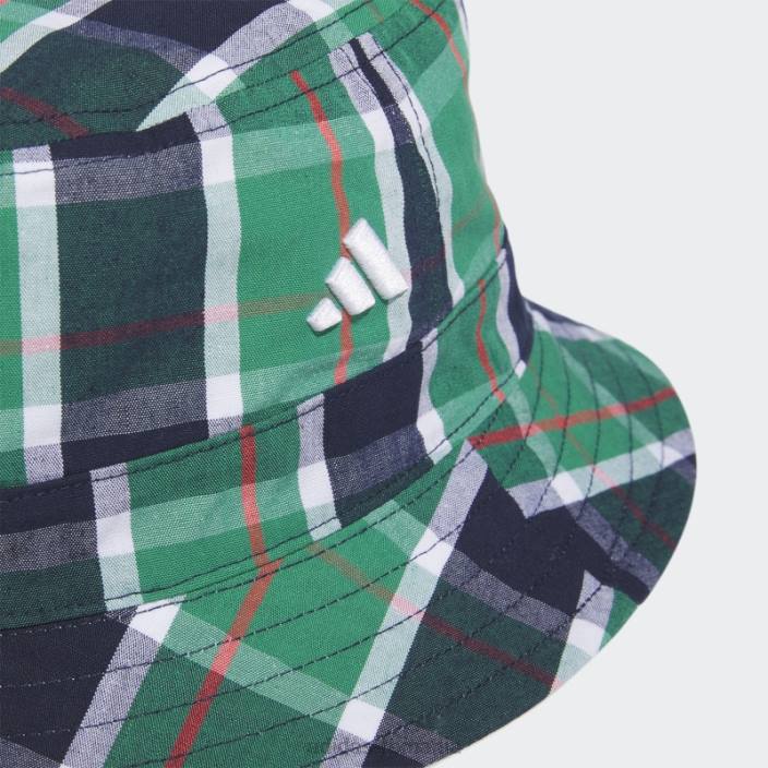 Adidas pălărie de golf reversabilă în carouri alb bărbați alb 2JBN7868