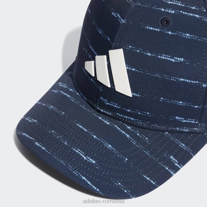 Adidas pălărie de turneu imprimată bleumarin bărbați marina 2JBN8228