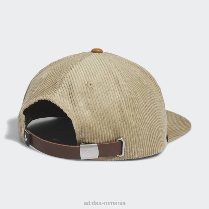 Adidas pălărie din frânghie cu cinci panouri din piele de cânepă catifelată bărbați cânepă 2JBN7985