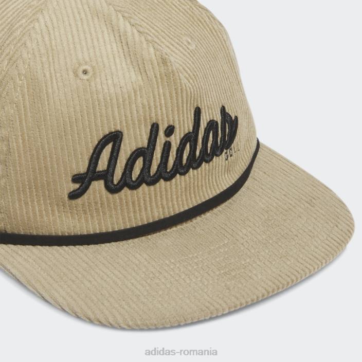 Adidas pălărie din frânghie cu cinci panouri din piele de cânepă catifelată bărbați cânepă 2JBN7985