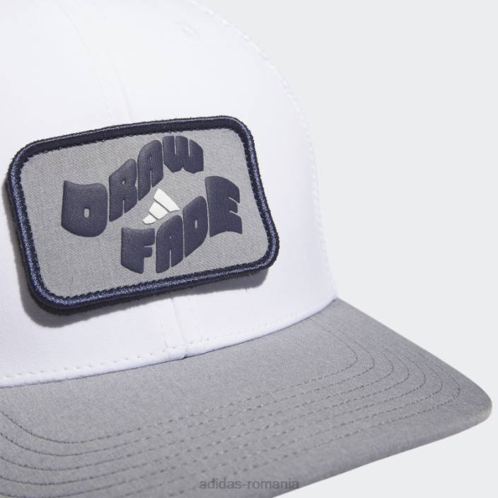 Adidas pălărie doi-în-unu cu patch detașabil adidas alb bărbați alb 2JBN7890
