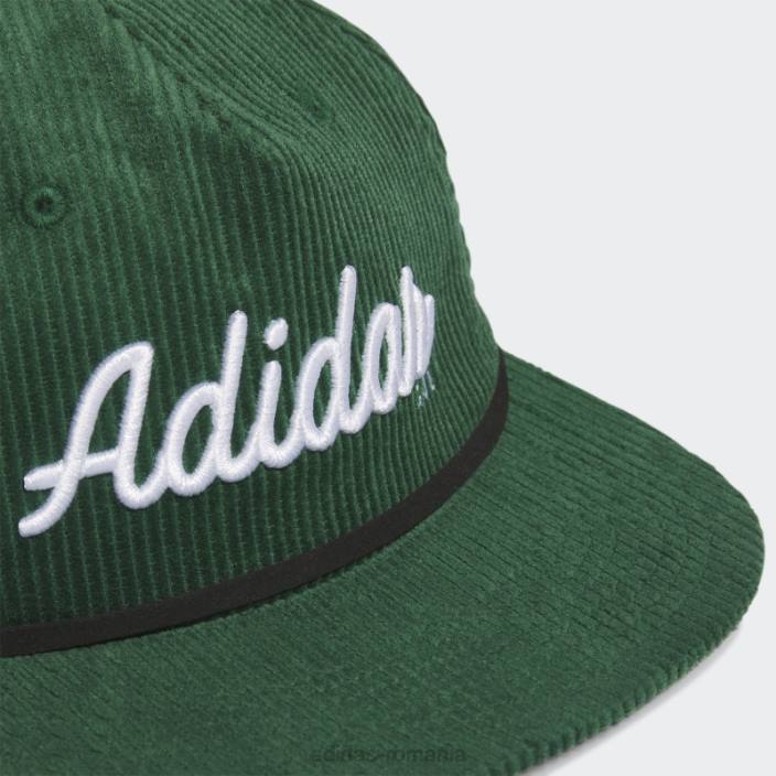 Adidas pălărie frânghie din piele catifea cu cinci panouri verde închis adidas bărbați verde inchis 2JBN7788