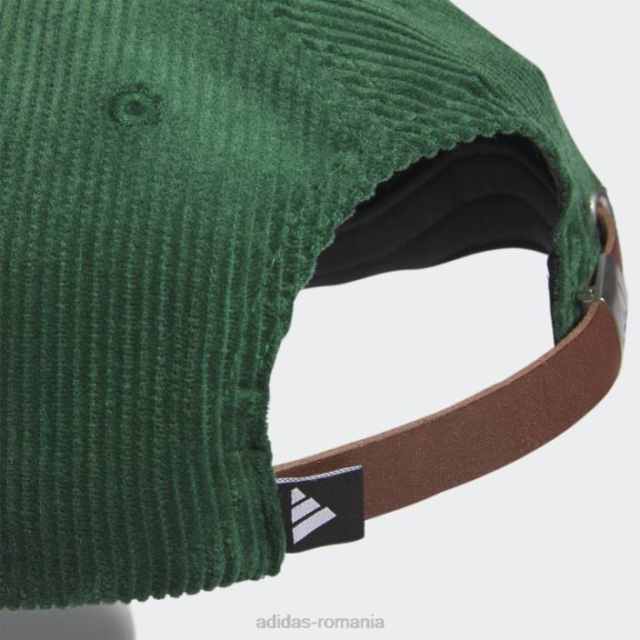 Adidas pălărie frânghie din piele catifea cu cinci panouri verde închis adidas bărbați verde inchis 2JBN7788