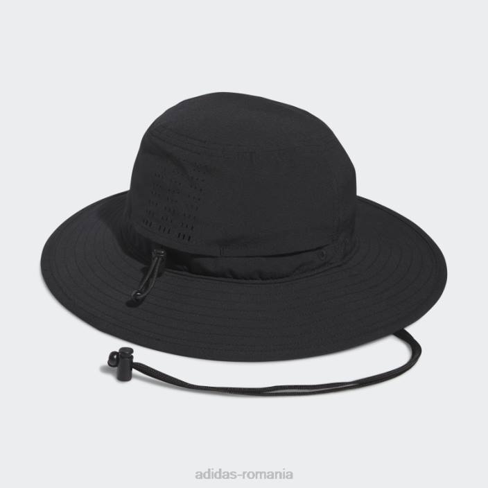 Adidas pălărie neagră cu boruri largi bărbați negru 2JBN7790