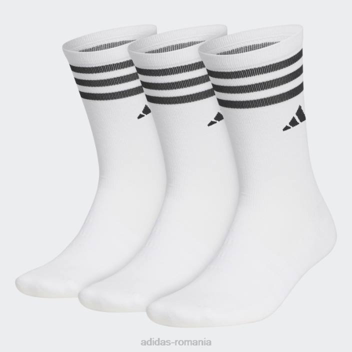 Adidas sosete echipaj 3 perechi alb adidas bărbați alb 2JBN1758