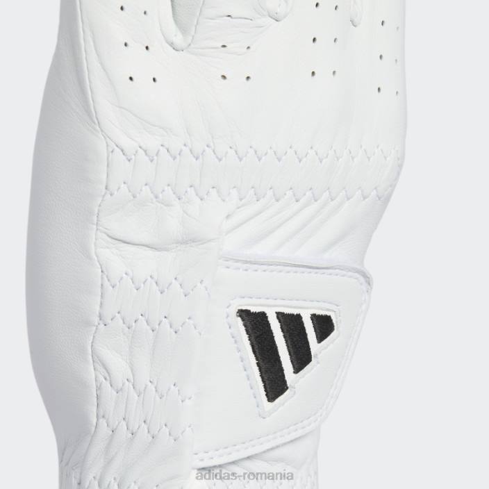 Adidas ultima mănușă de piele, albă bărbați alb negru 2JBN15830