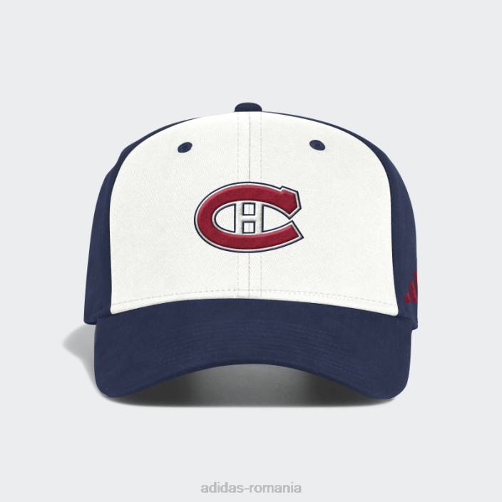 Adidas Canadiens slouch stretch pălărie albă adidas bărbați alb/marinier/nhl-mca-508 2JBN7758