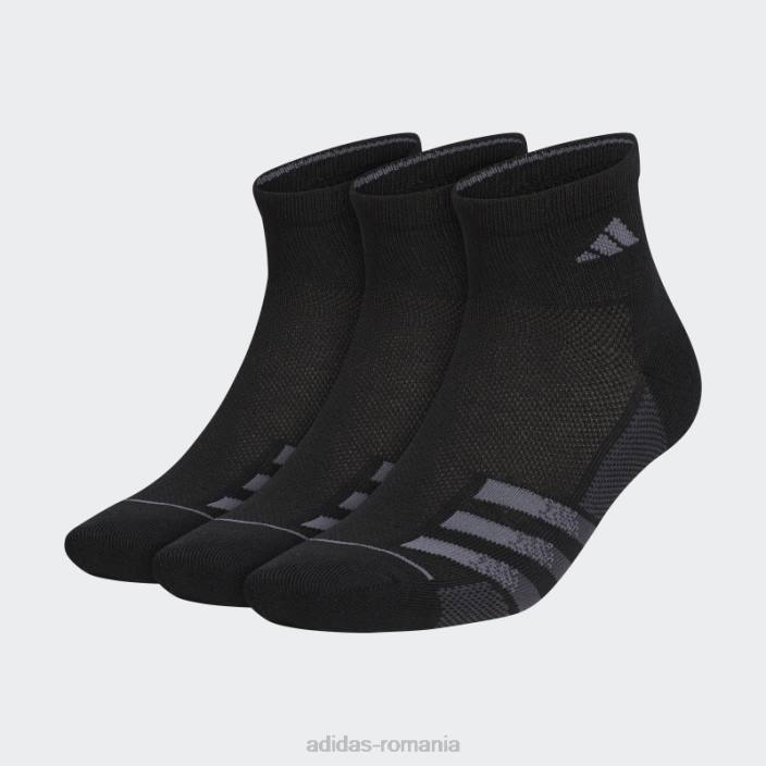 Adidas ciorapi negri superlite sferturi 3 perechi adidas bărbați negru 2JBN7731