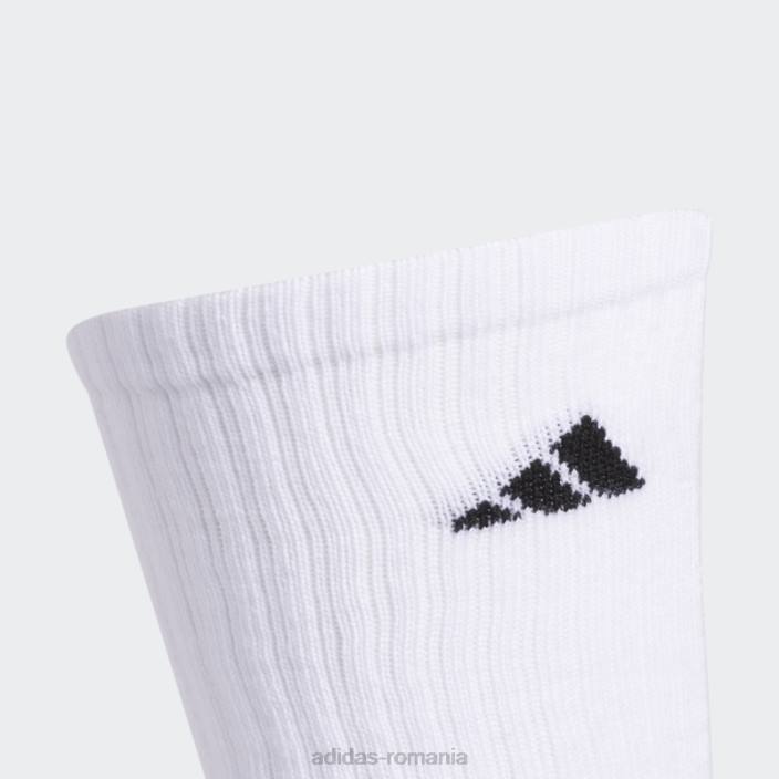 Adidas echipaj atletic amortizat 6 perechi alb bărbați alb negru 2JBN8066