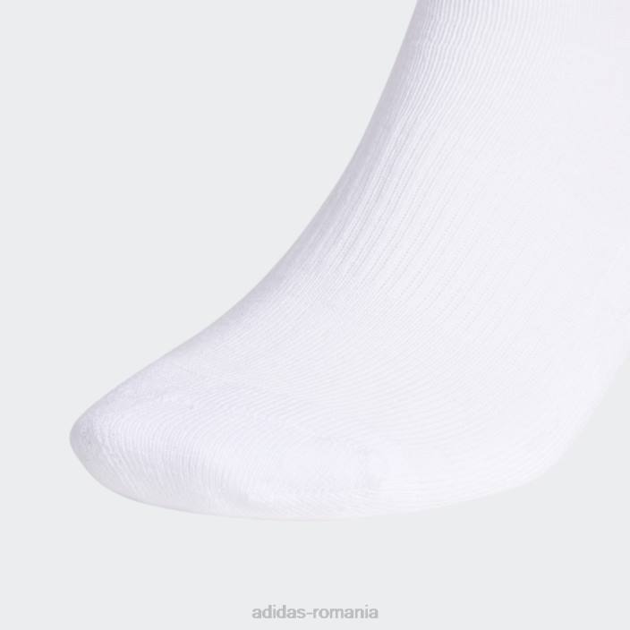 Adidas echipaj atletic amortizat 6 perechi alb bărbați alb negru 2JBN8066