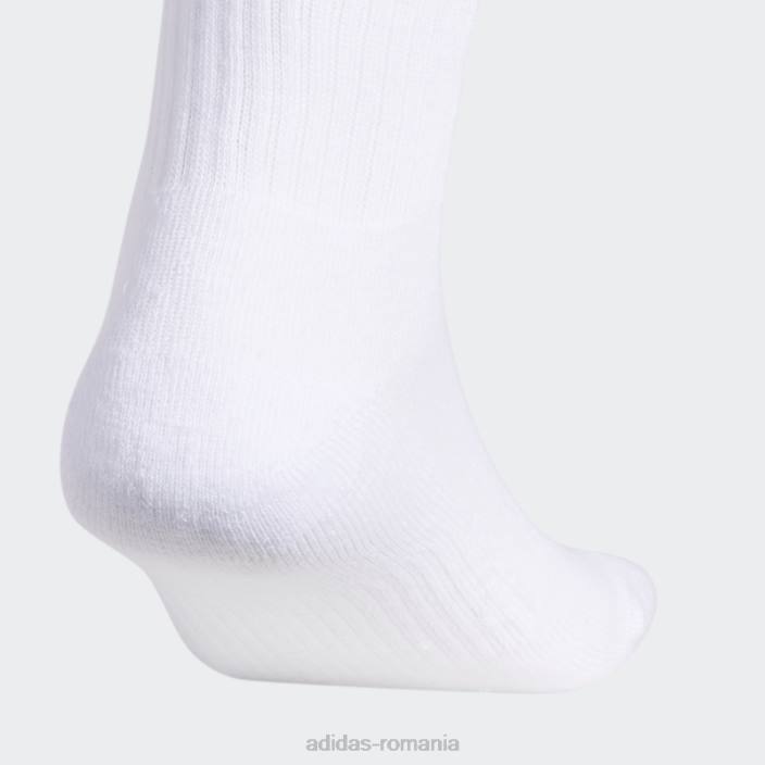 Adidas echipaj atletic amortizat 6 perechi alb bărbați alb negru 2JBN8066