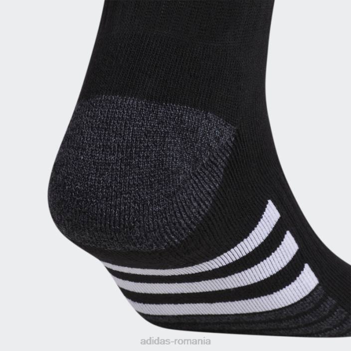 Adidas șosete cu perne de echipaj 3 perechi onix bărbați negru/onix/alb 2JBN8106