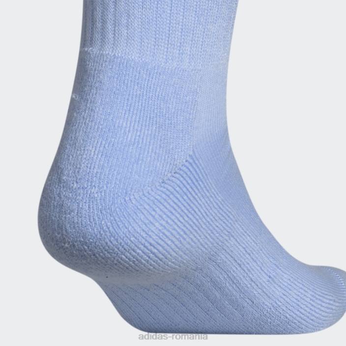 Adidas șosete cu perne mixte crew 6 perechi albastru alba bărbați albastru zori/alb/negru 2JBN8114
