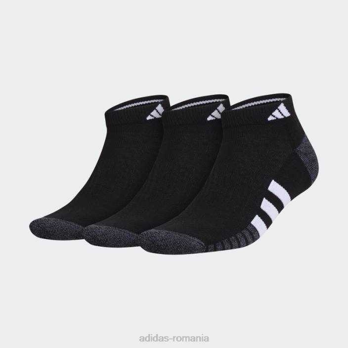 Adidas șosete decoltate cu perne albe 3 perechi bărbați negru/onix/alb 2JBN8101