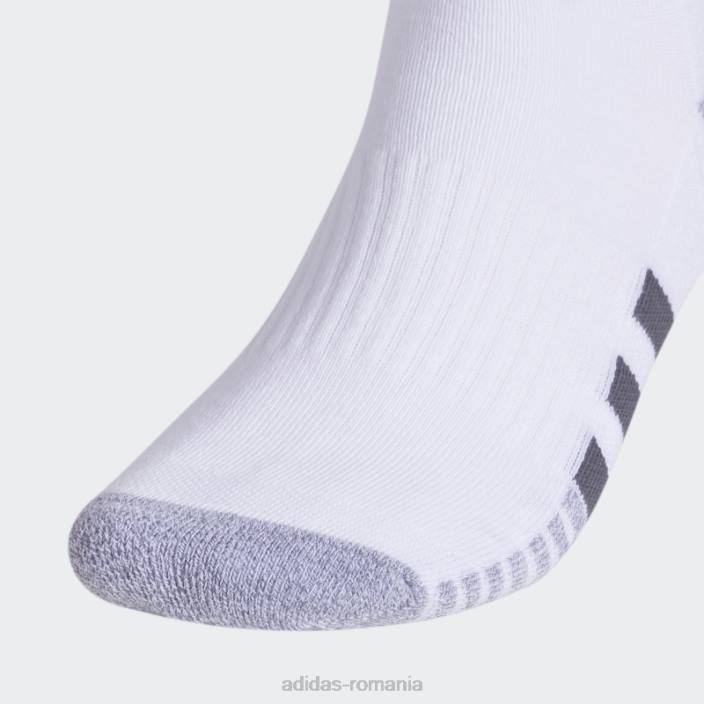 Adidas șosete decoltate cu perne negre 3 perechi bărbați alb/gri/negru 2JBN8074