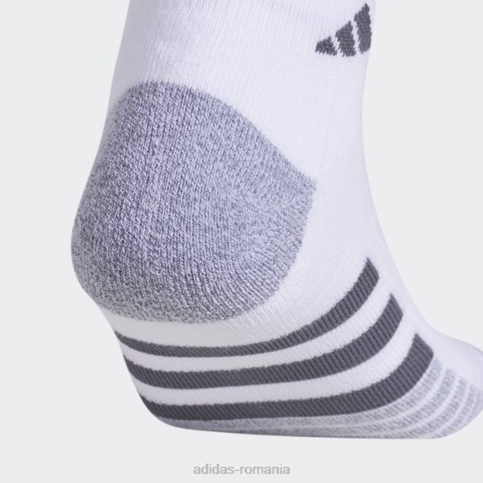Adidas șosete decoltate cu perne negre 3 perechi bărbați alb/gri/negru 2JBN8074
