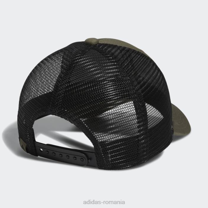 Adidas pălărie snapback din plasă structurată măsliniu puternic bărbați măslin puternic/negru 2JBN7447