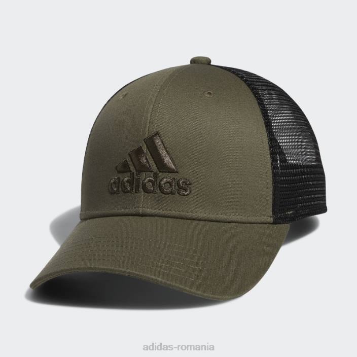 Adidas pălărie snapback din plasă structurată măsliniu puternic bărbați măslin puternic/negru 2JBN7447