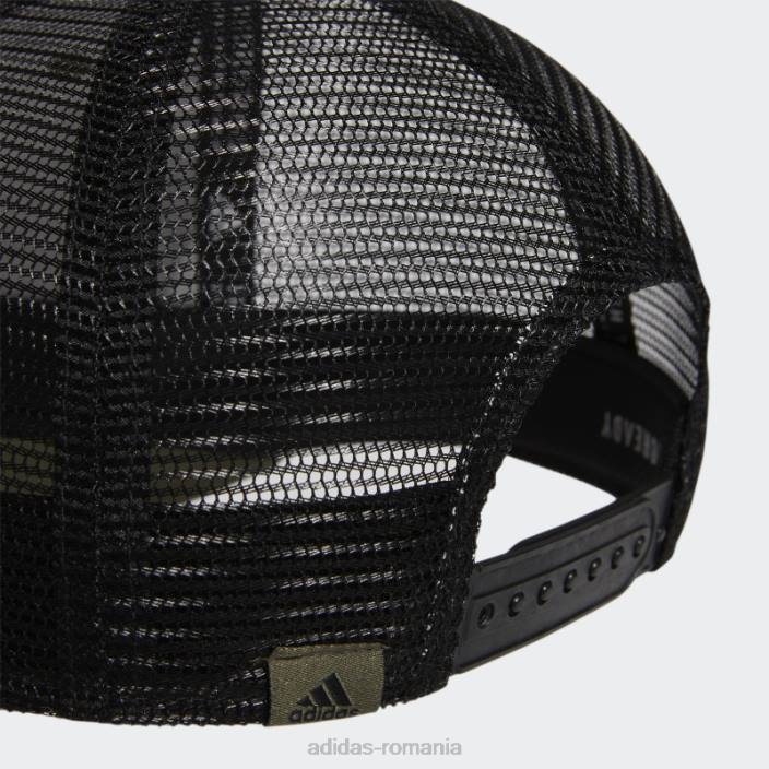 Adidas pălărie snapback din plasă structurată măsliniu puternic bărbați măslin puternic/negru 2JBN7447